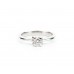 Годежен Пръстен с Лабораторен Диамант 14К Бяло Злато  Bloom Jewellery